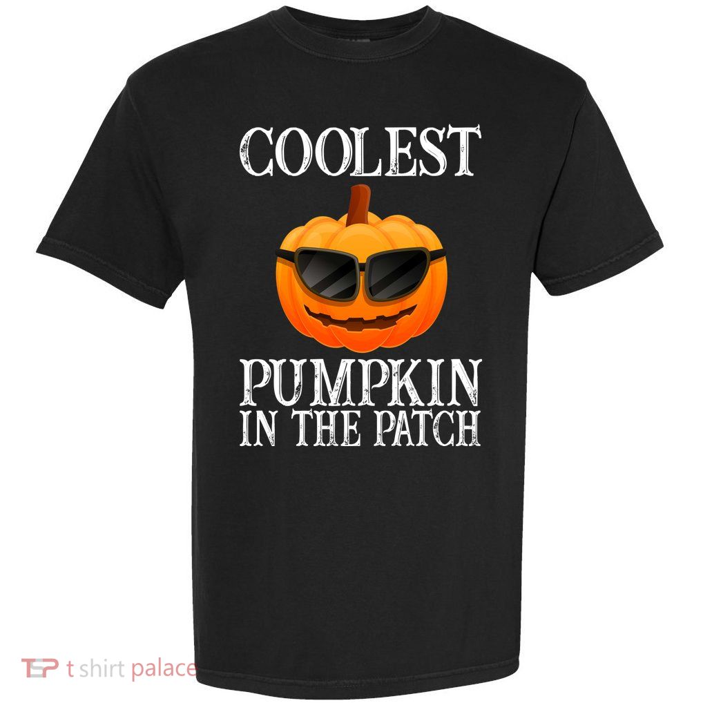 Coolest Pumpkin In The Patch Funny Halloween Garment-Dyed Heavyweight T-Shirt