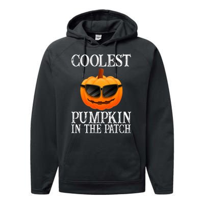 Coolest Pumpkin In The Patch Funny Halloween Performance Fleece Hoodie