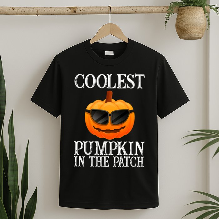 Coolest Pumpkin In The Patch Funny Halloween T-Shirt