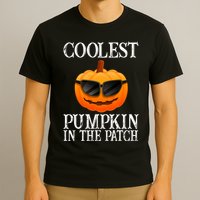 Coolest Pumpkin In The Patch Funny Halloween T-Shirt