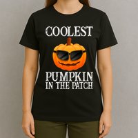 Coolest Pumpkin In The Patch Funny Halloween T-Shirt