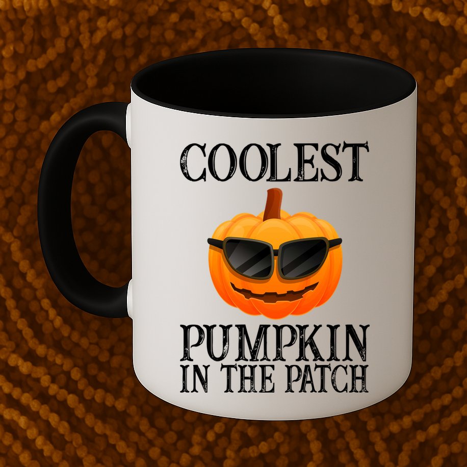 Coolest Pumpkin In The Patch Funny Halloween Mug