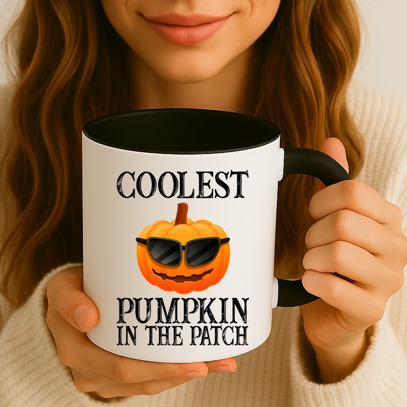 Coolest Pumpkin In The Patch Funny Halloween Mug