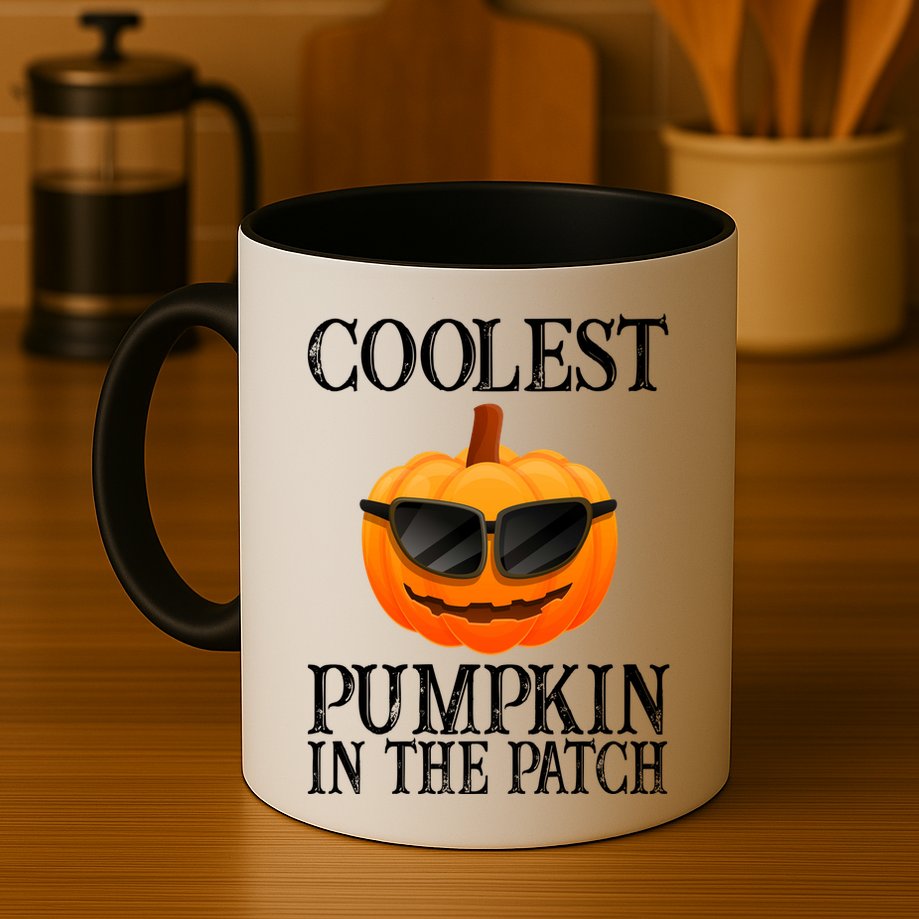 Coolest Pumpkin In The Patch Funny Halloween Mug
