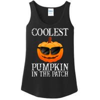 Coolest Pumpkin In The Patch Funny Halloween Ladies Essential Tank