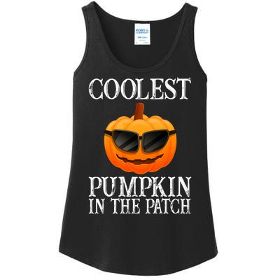 Coolest Pumpkin In The Patch Funny Halloween Ladies Essential Tank