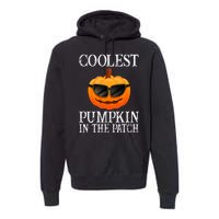 Coolest Pumpkin In The Patch Funny Halloween Premium Hoodie