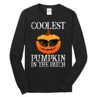 Coolest Pumpkin In The Patch Funny Halloween Tall Long Sleeve T-Shirt