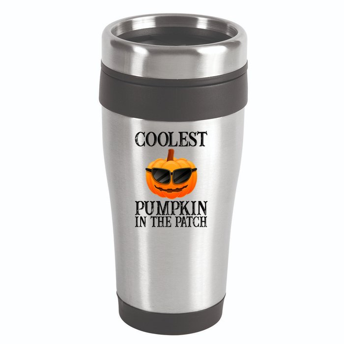 Coolest Pumpkin In The Patch Funny Halloween 16oz Travel Tumbler