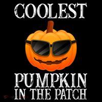 Coolest Pumpkin In The Patch Funny Halloween Cooling Performance Long Sleeve Crew