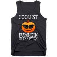 Coolest Pumpkin In The Patch Funny Halloween Tank Top