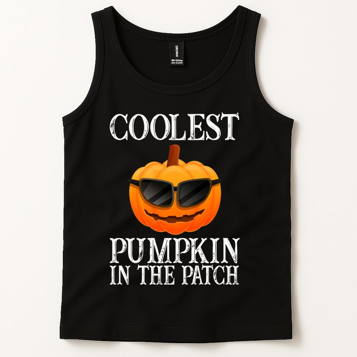 Coolest Pumpkin In The Patch Funny Halloween Tank Top