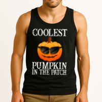 Coolest Pumpkin In The Patch Funny Halloween Tank Top