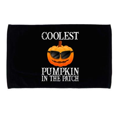 Coolest Pumpkin In The Patch Funny Halloween Microfiber Hand Towel