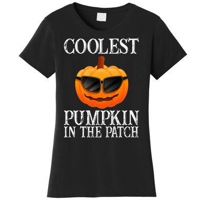 Coolest Pumpkin In The Patch Funny Halloween Women's T-Shirt