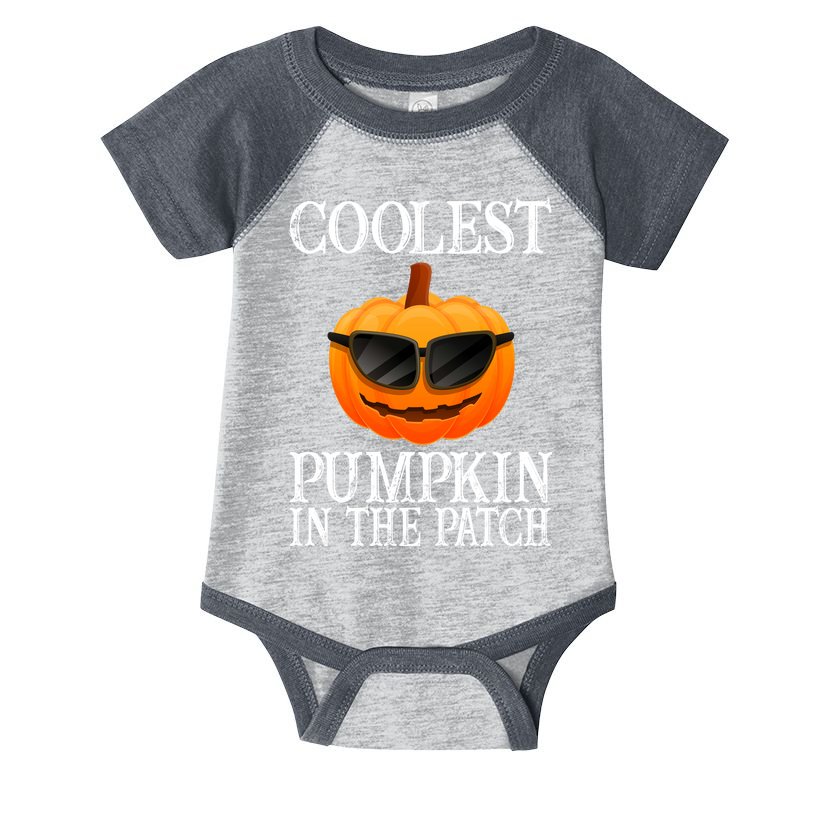 Coolest Pumpkin In The Patch Funny Halloween Infant Baby Jersey Bodysuit