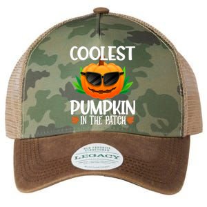 Coolest Pumpkin In The Patch Sunglasses Pumpkin Halloween Gift Legacy Tie Dye Trucker Hat