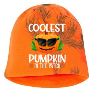 Coolest Pumpkin In The Patch Sunglasses Pumpkin Halloween Gift Kati - Camo Knit Beanie