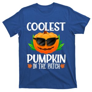 Coolest Pumpkin In The Patch Sunglasses Pumpkin Halloween Gift T-Shirt