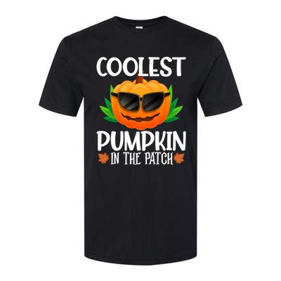 Coolest Pumpkin In The Patch Sunglasses Pumpkin Halloween Gift Softstyle® CVC T-Shirt