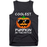 Coolest Pumpkin In The Patch Funny Halloween Tank Top