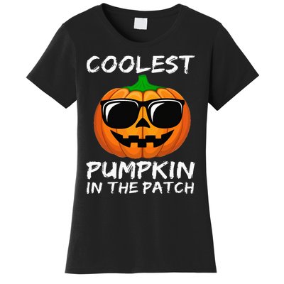 Coolest Pumpkin In The Patch Funny Halloween Women's T-Shirt