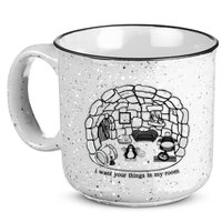 Club Penguin I Want Your Things In My Room 15oz Campfire Ceramic Mug
