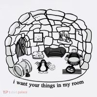 Club Penguin I Want Your Things In My Room Flatbill Hat