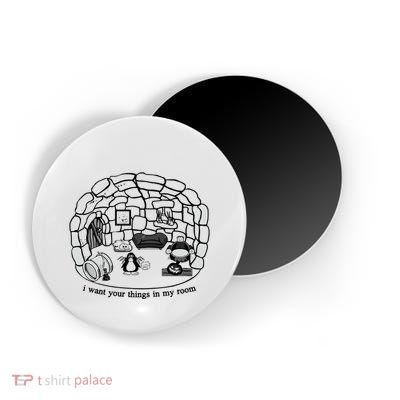 Club Penguin I Want Your Things In My Room Magnet
