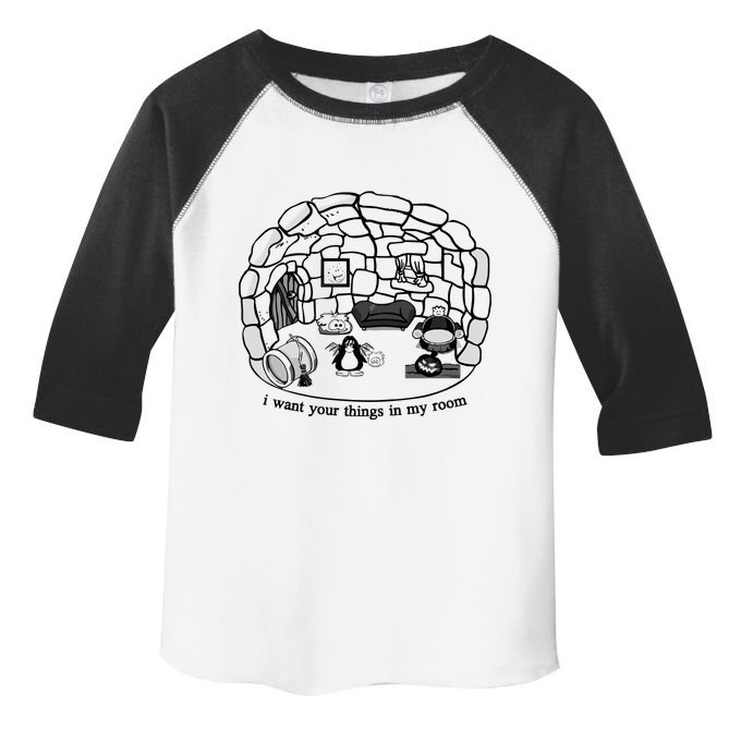Club Penguin I Want Your Things In My Room Toddler Fine Jersey T-Shirt