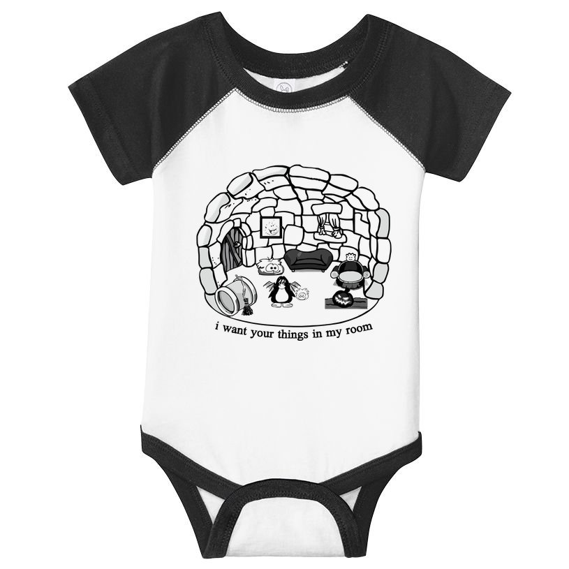 Club Penguin I Want Your Things In My Room Infant Baby Jersey Bodysuit