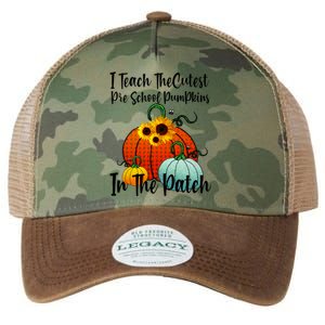 Cutest Pumpkins In Patch Pre School Teacher Fall Halloween Legacy Tie Dye Trucker Hat