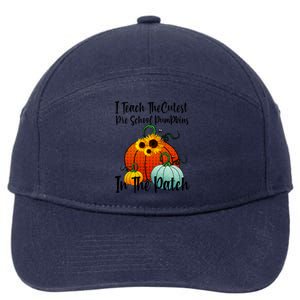 Cutest Pumpkins In Patch Pre School Teacher Fall Halloween 7-Panel Snapback Hat