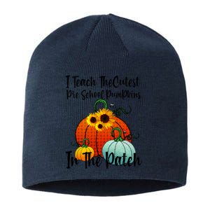 Cutest Pumpkins In Patch Pre School Teacher Fall Halloween Sustainable Beanie