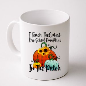 Cutest Pumpkins In Patch Pre School Teacher Fall Halloween Coffee Mug