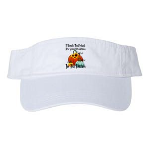 Cutest Pumpkins In Patch Pre School Teacher Fall Halloween Valucap Bio-Washed Visor