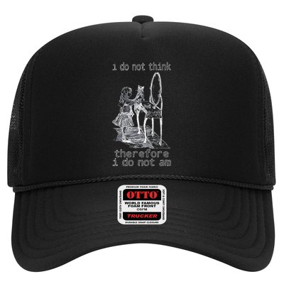 Cat Philosopher I Do Not Think Therefore I Do Not Am Trucker Hat