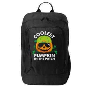 Coolest Pumpkin In The Patch Boy Pumpkin Halloween City Backpack