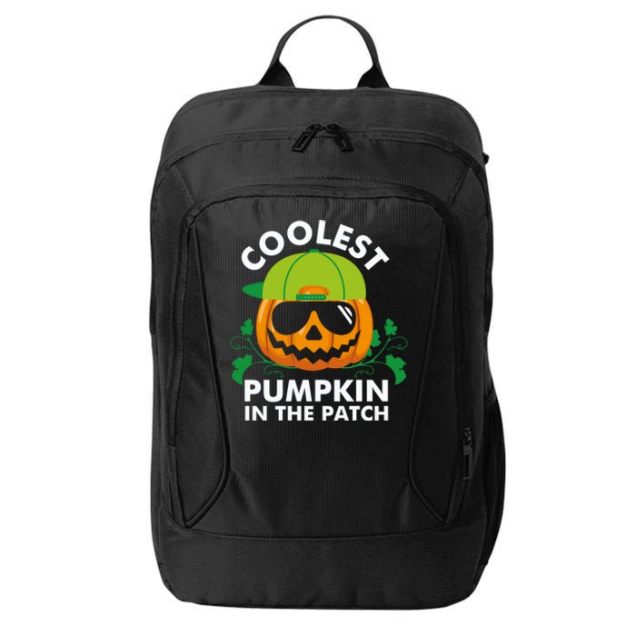 Coolest Pumpkin In The Patch Boy Pumpkin Halloween City Backpack