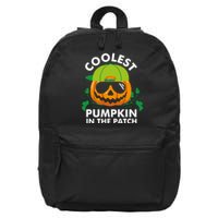 Coolest Pumpkin In The Patch Boy Pumpkin Halloween 16 in Basic Backpack