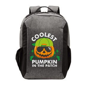 Coolest Pumpkin In The Patch Boy Pumpkin Halloween Vector Backpack