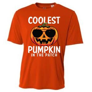 Coolest Pumpkin In The Patch Toddle Boy Halloween Kids Cooling Performance Crew T-Shirt