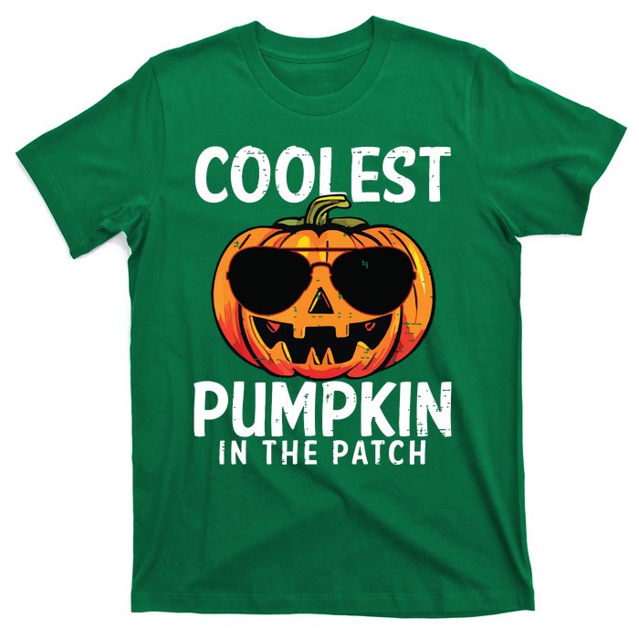 Coolest Pumpkin In The Patch Toddle Boy Halloween Kids T-Shirt