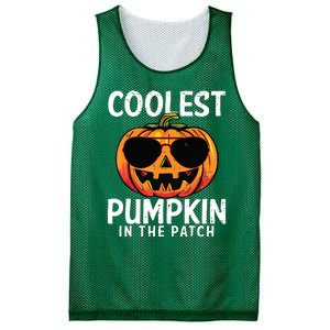 Coolest Pumpkin In The Patch Toddle Boy Halloween Kids Mesh Reversible Basketball Jersey Tank