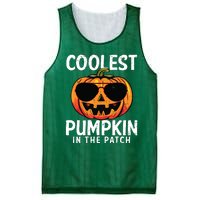 Coolest Pumpkin In The Patch Toddle Boy Halloween Kids Mesh Reversible Basketball Jersey Tank