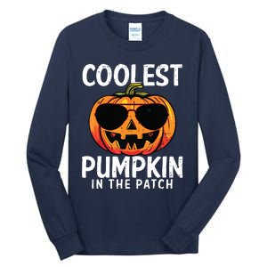 Coolest Pumpkin In The Patch Toddle Boy Halloween Kids Tall Long Sleeve T-Shirt