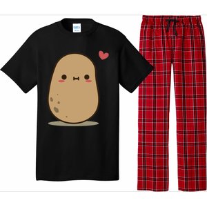 Cute Potato In Love Pajama Set