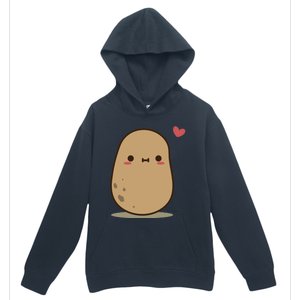 Cute Potato In Love Urban Pullover Hoodie