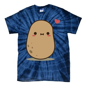 Cute Potato In Love Tie-Dye T-Shirt