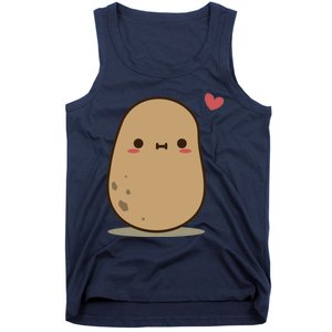 Cute Potato In Love Tank Top